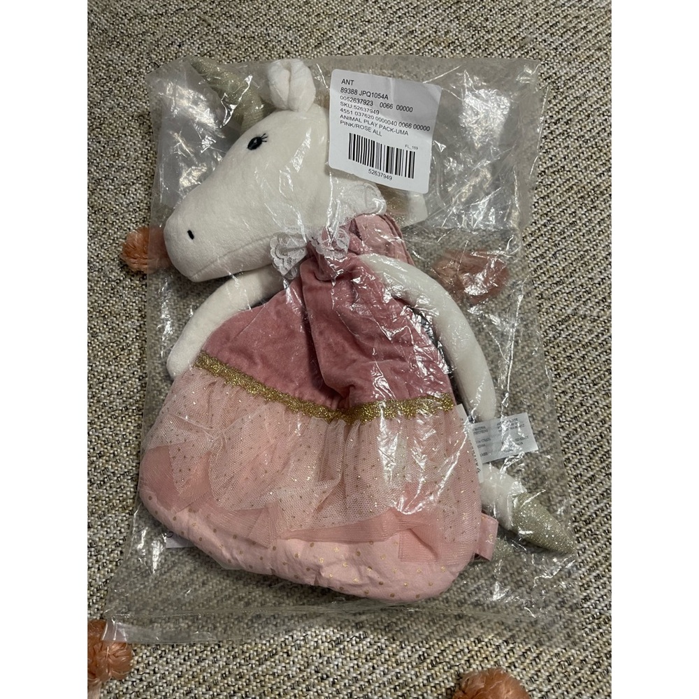 Anthropologie Mable Ballerina Backpack Pink Unicorn NWT - Picture 12 of 14